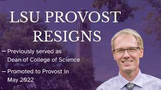 Provost Roy Haggerty leaves LSU