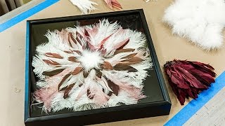 How To - DIY Feather Artwork - Home & Family