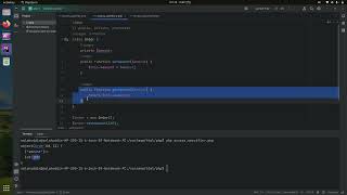 Use of public, private and protected access specifier in php of object oriented programming.