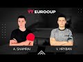 18:50 Andrii Shamrai - Vadym Hryban 08.08.2024 Table Tennis TT Euro.Cup Ukraine Elite. TABLE 4