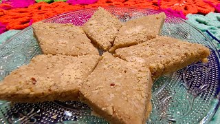 Rice flour burfi | mithle | easy sweet recipe | तांदळाच्या पिठाची गोड वडी