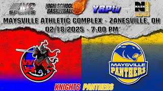 West Holmes Knights vs Maysville Panther HS Tournament Basketball 02.18.2025