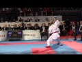 Qualification Kumite -55kg. KOVACEVIC vs MELNYK. 2015 European Karate Championships