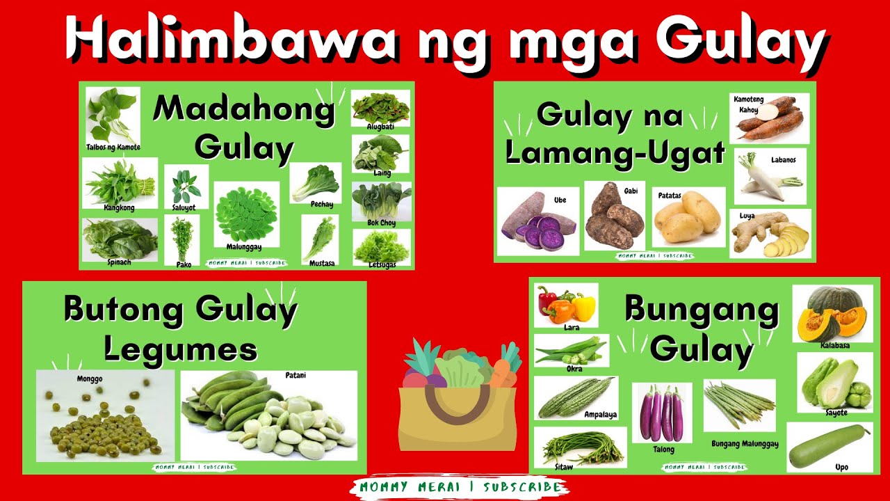 Larawan Ng Mga Gulay