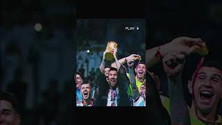 messi lifts the worldcup 😍 #shorts #shortvideo #youtubeshorts #messi #leomessi #fifaworldcupfinalsho