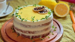 Cake Vlog┃柠檬蛋糕┃Lemon Curd Cake