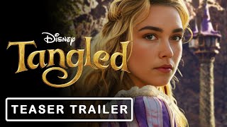 Tangled : Live Action (2025) |  Disney Trailer Florence Pugh Live Action Movie