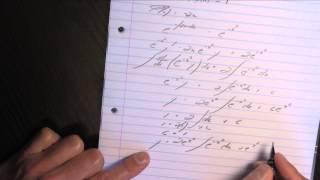 B15 Example problem with a linear equation using the error function