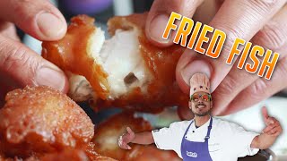 Insane Crispy Fried Fish! Dutch Kibbeling! Street Food!