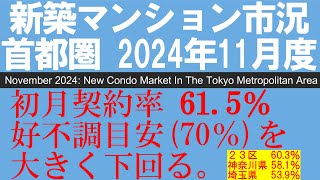 November 2024: New Condominium Market In The Tokyo Metropolitan Area