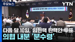 다음 달 10일, 임현택 탄핵안 투표...의협 내분 '분수령' / YTN