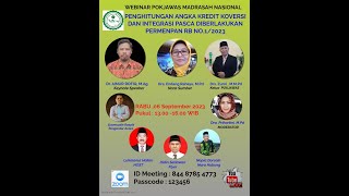 [LIVE] WEBINAR POKJAWAS MADRASAH NASIONAL