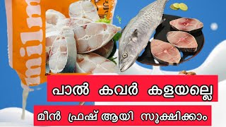 പാൽ കവർ കളയല്ലെ മീൻ ഫ്രഷ് ആക്കാം #usefulkitchentips | KitchenTips |#Kitchentipsmalayalam