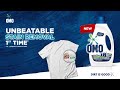 Try OMO’s UNBEATABLE Stain Removal* 1st Time