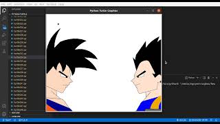 Drawing Songoku and Dragon Ball in Python Turtle - App Stack