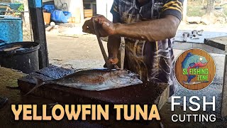 Satisfactory Fast Fish Cutting Skills😲🔥 |  Yellowfin Tuna