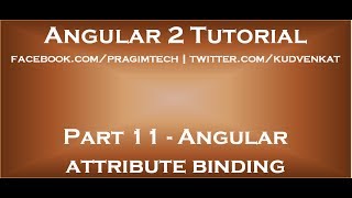 Angular attribute binding