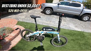 LUNA FOLDING Bike REVIEW (with BBS02, baby brother to BBSHD)