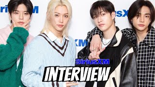 Stray Kids interview with Michael Tam at the SIRIUSXM NY studio.