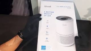 LEVOIT Air Purifier for Home Allergies, Pets Hair, Smoke Unboxing, impressions and noise level.