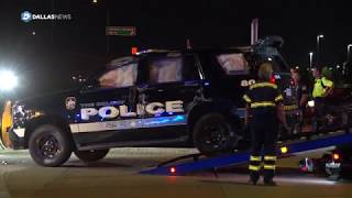 Two police officers, another driver hurt in wreck in The Colony