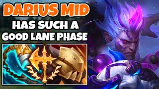 DARIUS MID actually feels GREAT?! (Insane Lane Kill Threat) | Off-Meta Climb - League of Legends