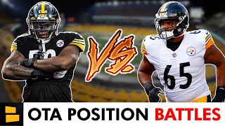 Steelers OTAs: 6 Positional Battles To Watch Ft. Broderick Jones & Dan Moore Jr. | Steelers News