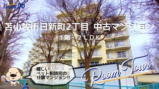 苫小牧市日新町の分譲マンション「日新プリンスハイツ」ペット相談可★２LDK★採光面南側で日当たり良好★バルコニー\u0026専用庭付き★