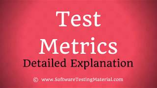 Test Metrics in Software Testing - Product Metrics & Process Metrics