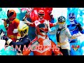 POWER RANGER/SUPER SENTAI FAN MORPHS (MMPR, Time Force, Gokaiger, Shinkenger, Dino Fury)