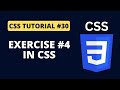 CSS Tutorial #30 - Exercise on z-index, overflow, float, clear Properties in CSS