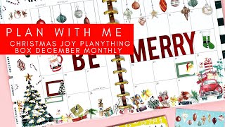 PLAN WITH ME | PLANYTHING ‘CHRISTMAS JOY’ PLANYTHING SPREAD | THE HAPPY PLANNER