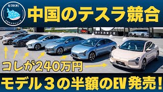 【8/29 夕刊テスラ】テスラのライバルがモデル３の半額のEVを発売！衝撃の価格は240万円！！...etc