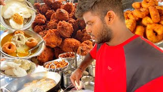 Cheapest Morning Breakfast Of Mumbai | Medu Wada, Idli Sambar, Dal Vada Rs. 25 /- Only | Street Food