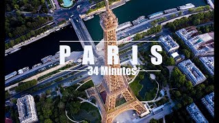 Minutes Paris, France, Drone 4K 2023