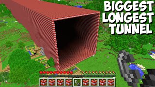 Never LIGHT THIS LONGEST TNT TUNNEL IN MINECRAFT in Minecraft Challenge 100% Trolling