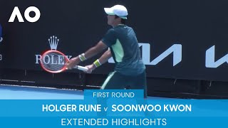 Holger Rune v Soonwoo Kwon Extended Highlights (1R) | Australian Open 2022