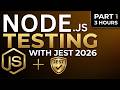 Node JS Testing Full Course with Jest 2026 | Part 1