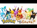 All Evolutions of Eevee - Pokemon Every Eevee Evolution Mega Construx