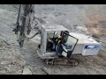 furukawa rock drill r0ck drilling demo