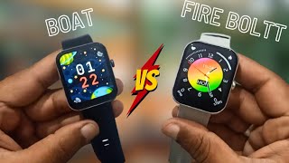 Boat wave flex connect vs Fire Boltt Terminator smartwatch | best smartwatch under 2000