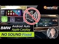 BMW Apple Carplay Android Auto NO Sound Fixed | BMW wireless Carplay without Audio trouble shooting!