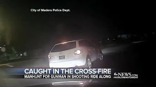 Police ride-along turns dangerous in Madera, California when shots fired