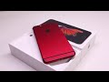 Custom Red and Black iPhone 6s Plus BuildRestoration