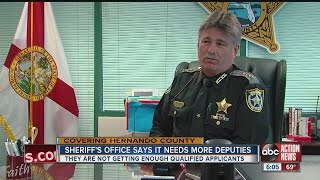 Hernando sheriff's office says it needs more deputies
