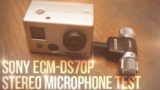 Sony ECM-DS70P Stereo Microphone (Fake Aliexpress 6$) Test With GoPro Hero 2