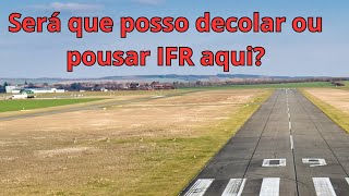 Descubra se o seu aeroporto de origem e destino permitem operações IFR