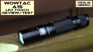 Wowtac A1S LED Torch: Review \u0026 Test