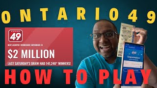 How to play Ontario 49 lottery step by step