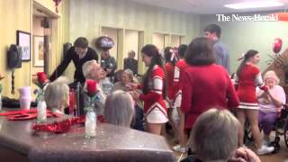 The residents at Heartland of Mentor celebrate Valentines together Feb. 13.